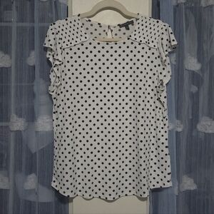 Adrianna Papell Polka Dot Blouse
